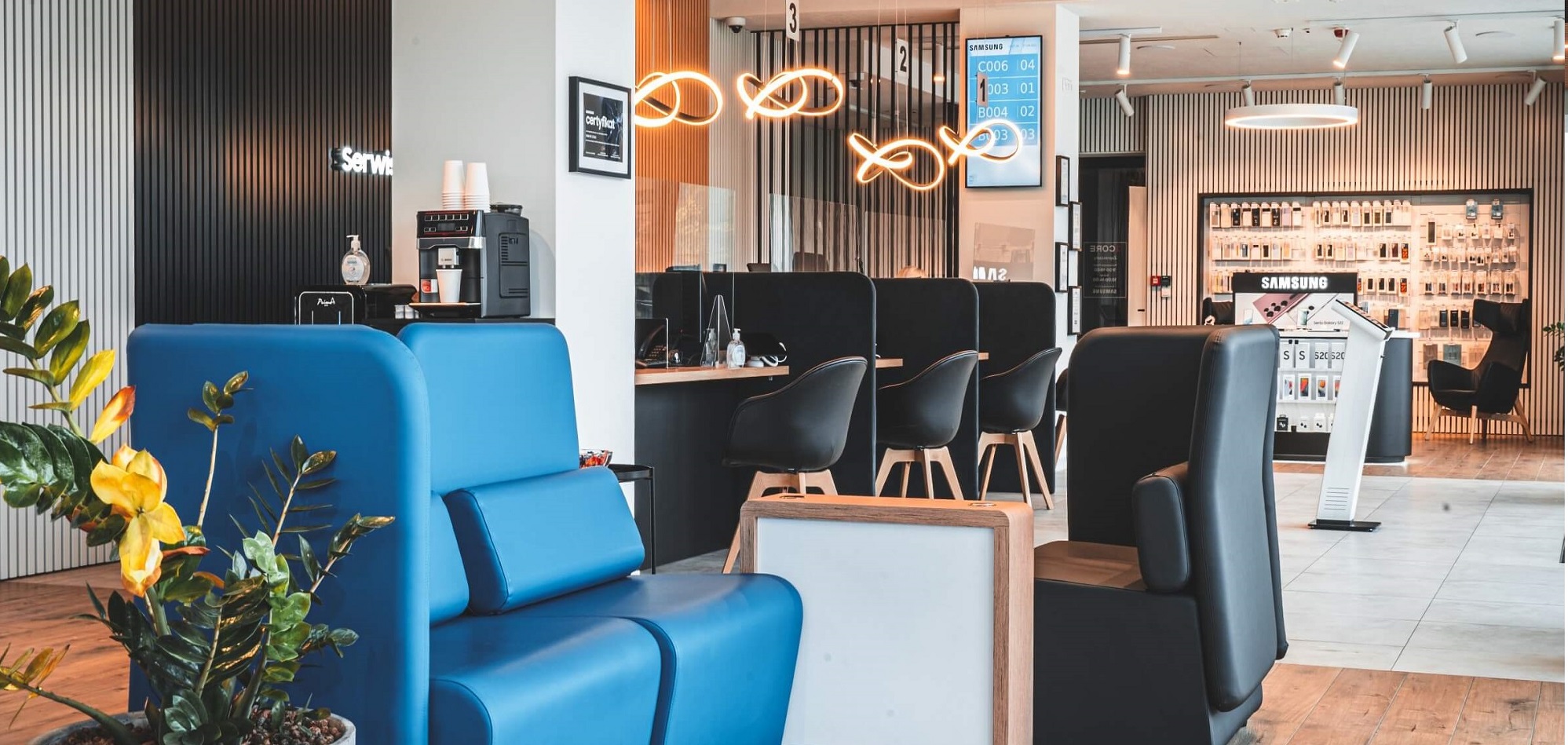 Mapa Krakowa, ze wskazaniem lokalu 1Core.